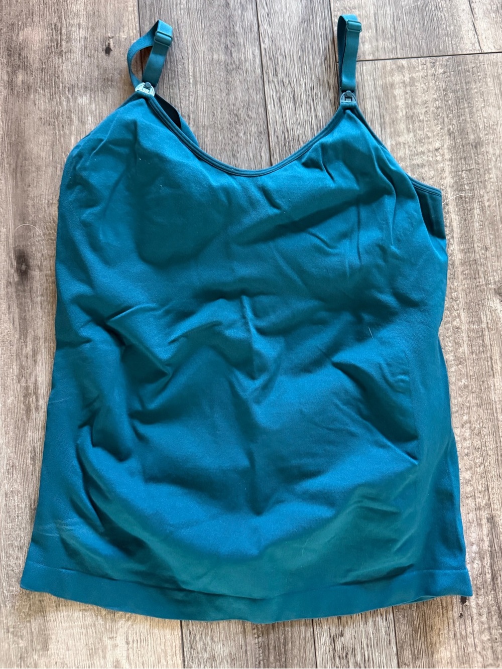 Pack of 3: Comfortable/Stretchy teal, grey, black, nursing tank tops